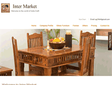Tablet Screenshot of indiacraft.com